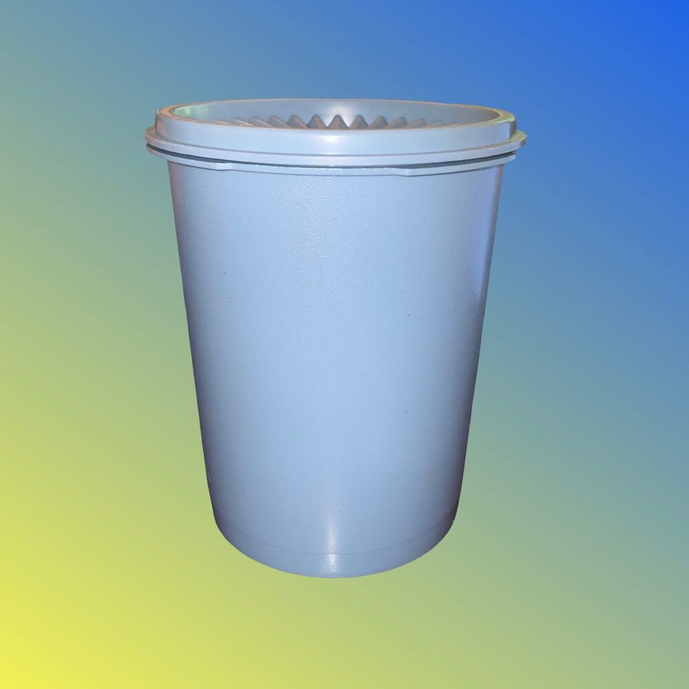 Tupperware Servalier Canister 5 Cup Blue with Lid 811 812 Replacement Vintage